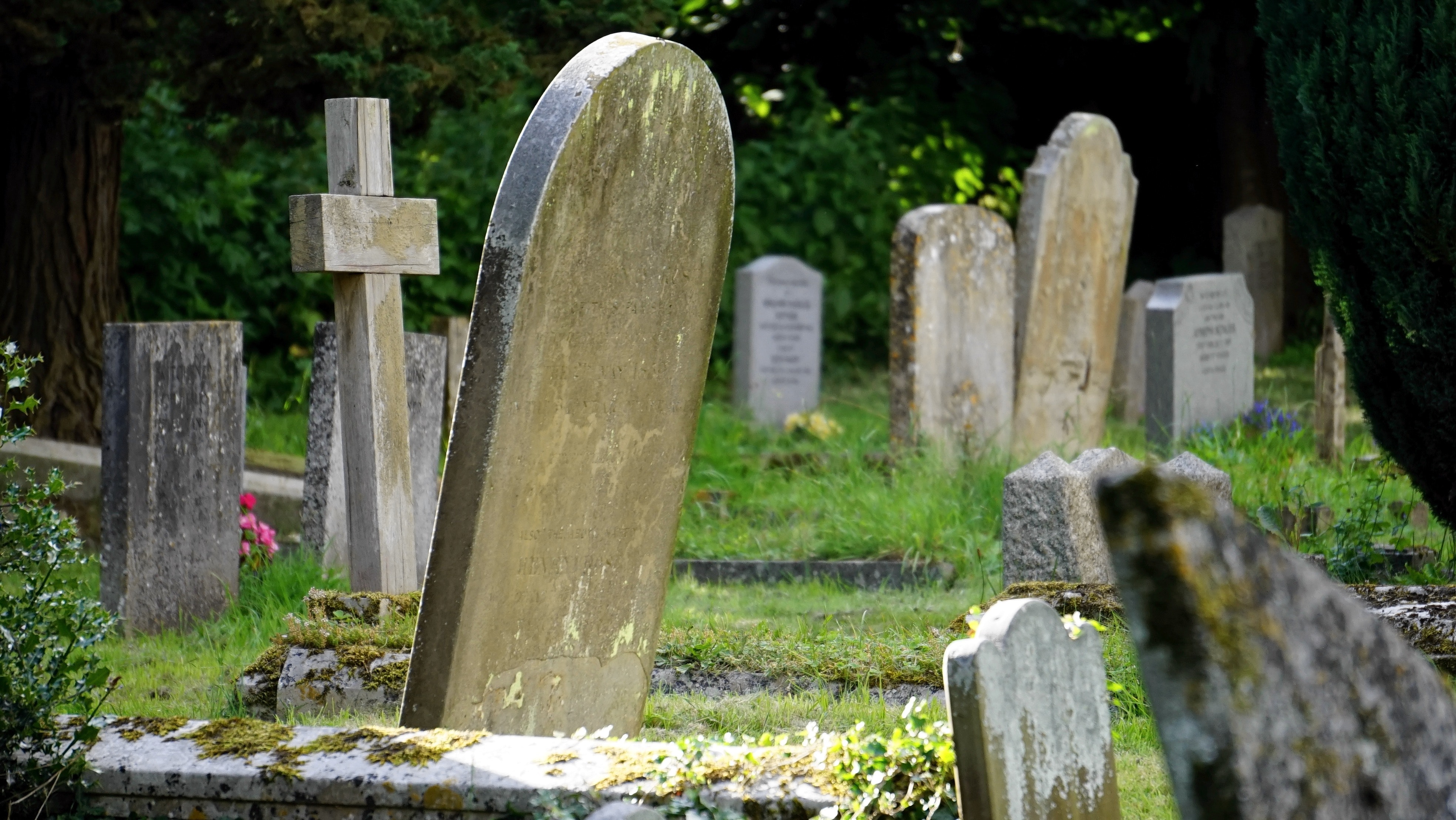 Overcrowded Traditional Grave Site